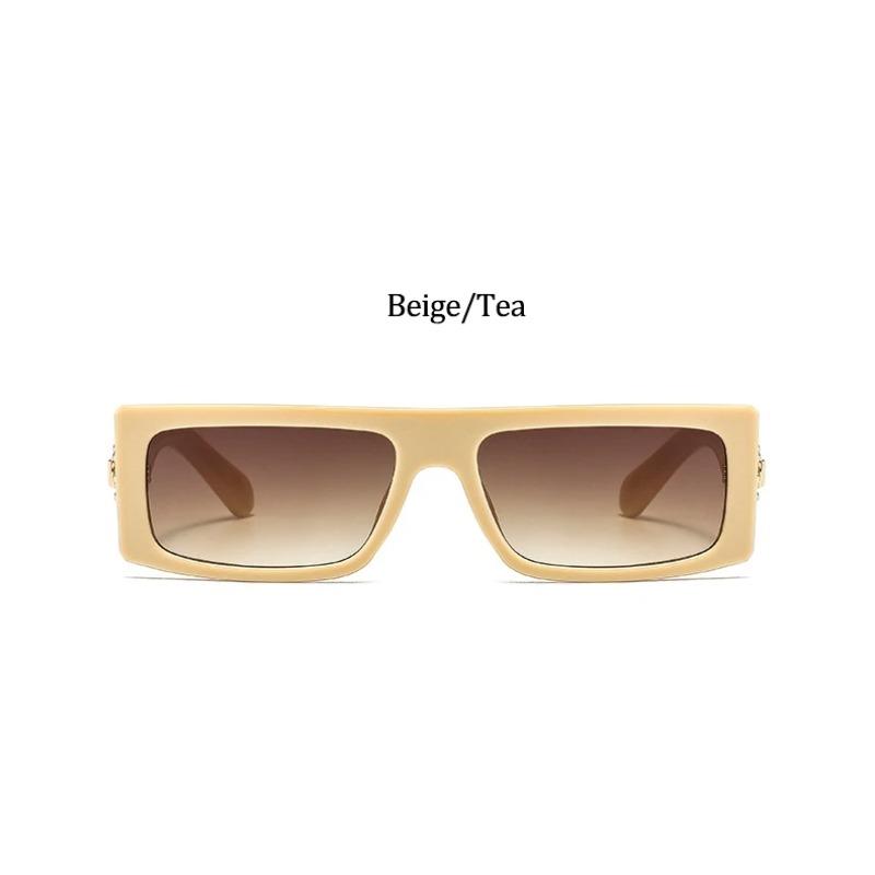 Big Frame Square Sunglasses For Female Fashion Brand Flower Ladies Sun Glasses Vintage Shades Eyewear Oculos De Sol UV400