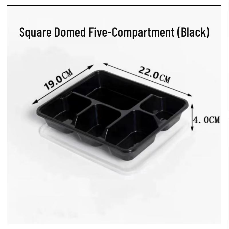Saikeyou Disposable PP Plastic Takeout Meal Boxes