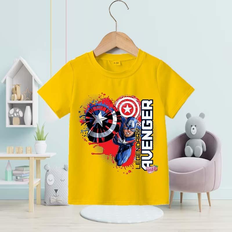 Chinese style boy s summer T-shirt with cotton short sleeves for children s clothing 150