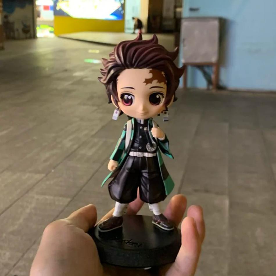 Demon Slayer Anime Action Figure - Kamado Tanjirou Agatsuma Zenitsu Nezuko PVC Model Toy Kimetsu No Yaiba Warriors Action Figure