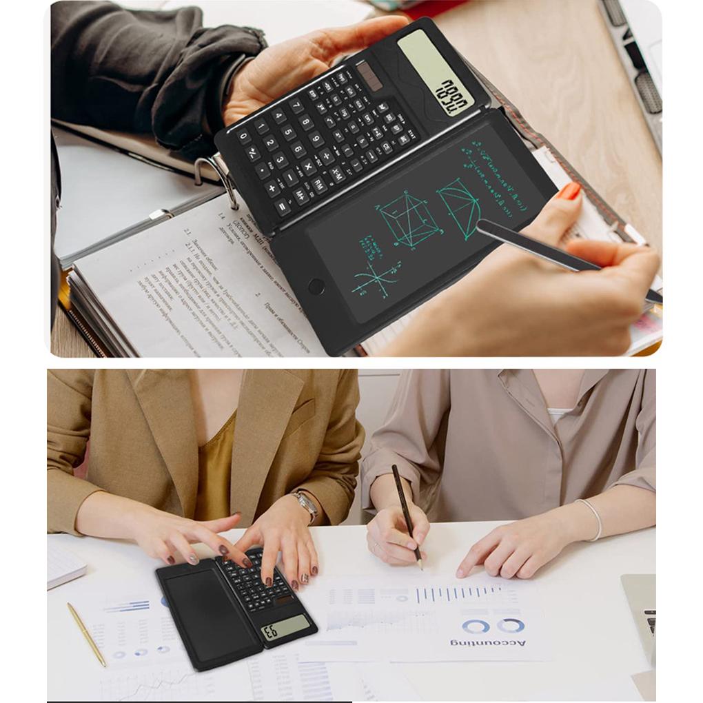Calculator Writing Tablet Function Machine Counter with Pen Office