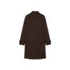 Teenie Weenie Women's Toggle Button Yak Wool Blend Double-Faced Coat