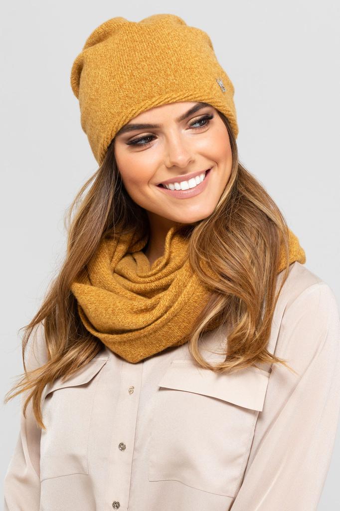 Anna Women' Hat Mustard Color