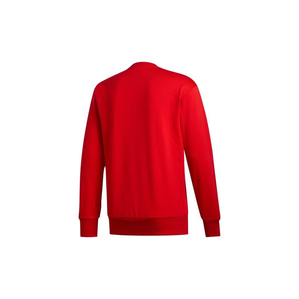 adidas Large logo Printing Basketball Sports Pullover Red Men's GH5007