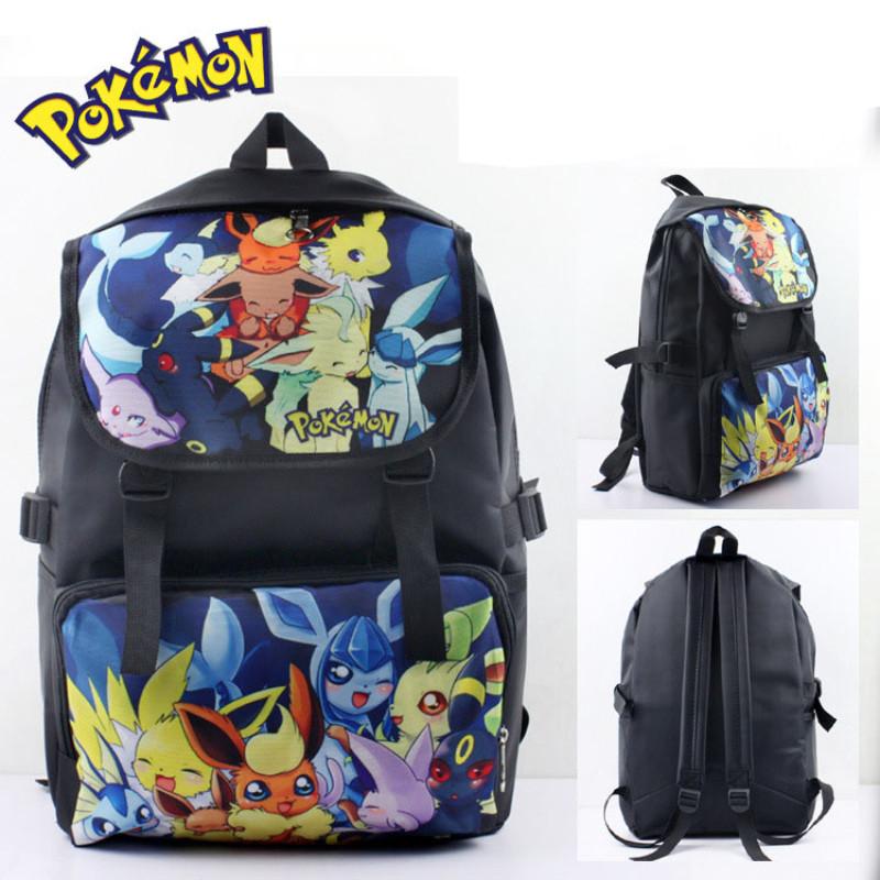 Pokmon Kids School Backpack With Oxford Fabric For Elementary Students