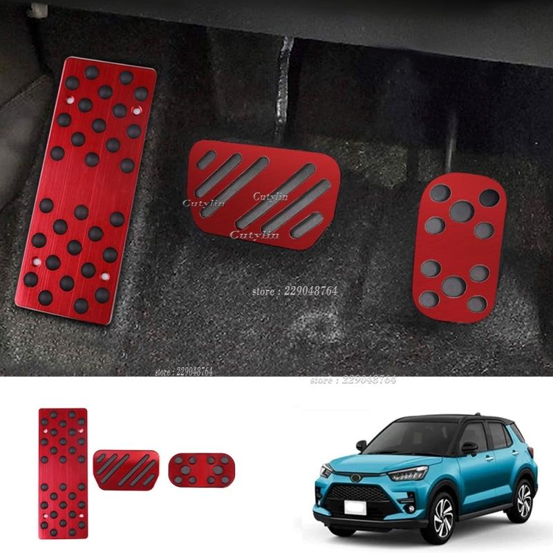 For Toyota Raize A200   MT Accelerator brake pedals Non Slip Performance Foot Pedal Pedal Covers Auto accessories