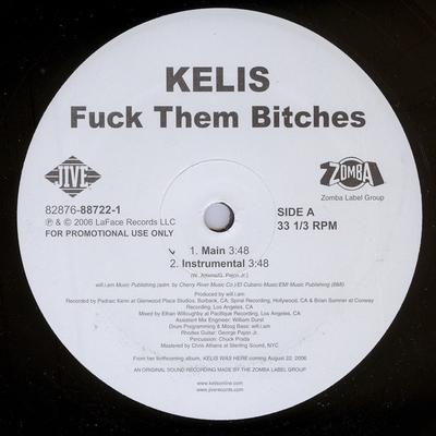 Płyta 12-calowa KELIS - Fuck Them Bitches 82876887221 LaFace Records 2006 US Rap & Hip-Hop/R&B Używana