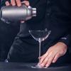 CRISON ODN01 Stile Bicchiere da Cocktail in Vetro di Cristallo per Bartender Professionisti Coppa Martini 155ML