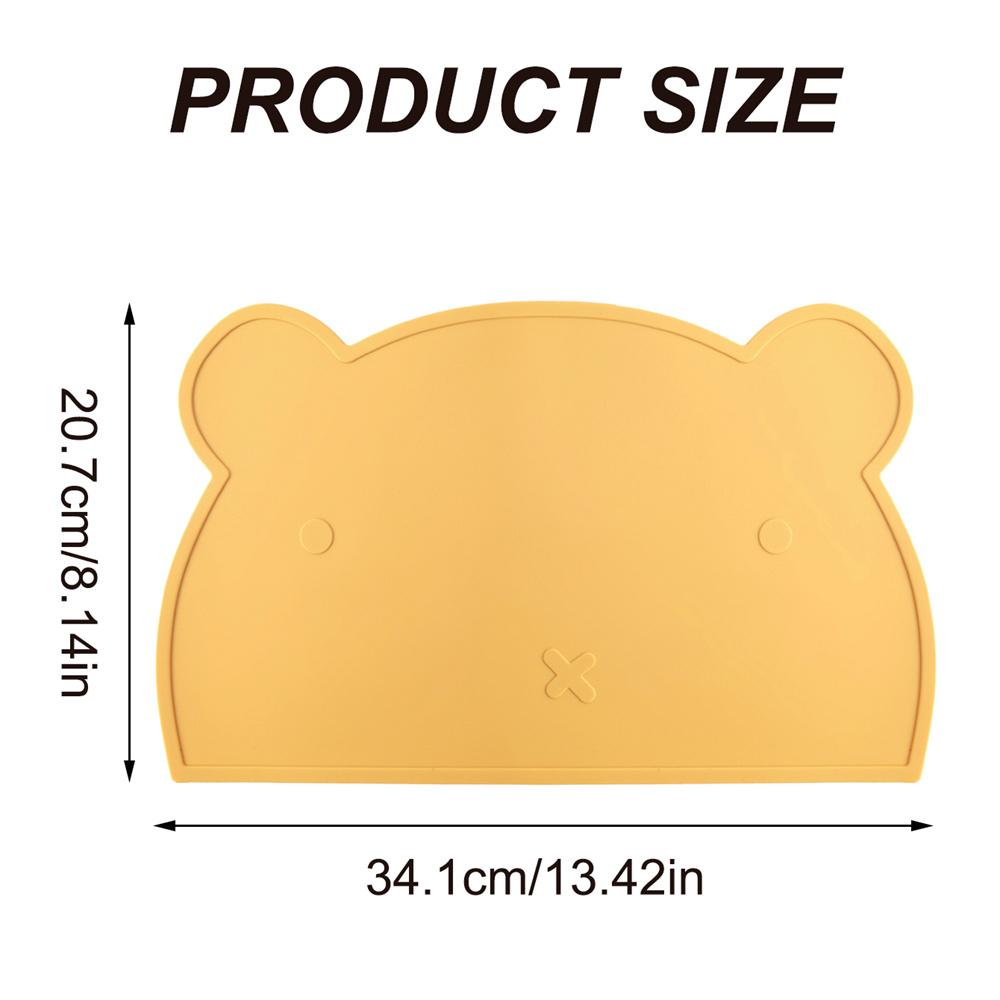 Color Kids 1 szt. Silikonowa podkładka na stół Wodoodporna Odporna na ciepło Pozostaje na miejscu Można myć w zmywarce Bez BPA Mata do karmienia Niezbędnik podczas posiłków