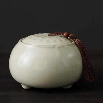 Ceramic Tea Caddy Storage Jar