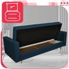 Sofa Bed Rene Sofa Bed with Storage Family Meble Corduroy Navy Blue