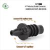 Capillary Fittings Set: 8/12 Straight, Elbow, Tee, 9/12 Connector, Garden Irrigation Auto-Watering