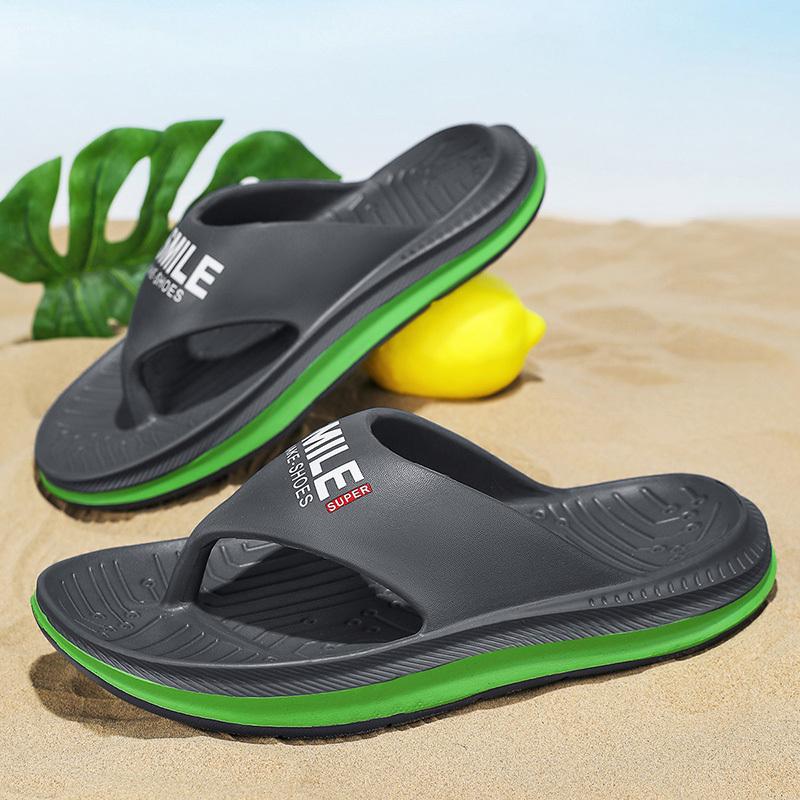 Totenkopf Design Herren Hausschuhe Flip Flops Sommer Pantoletten Herren Typ Große Größe Schuhe Herren Leichtgewichtige Indoor Hausschuhe Strandschuhe Sandalen