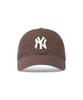 Emelbi Ace Unstructured Ball Cap Ny (Brown)
