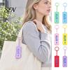 Colorful Backpack Ornament Butter Bar Fidget Keychain, Clicker Toy for Stress Relief, Cute Portable PLA Accessory Macaron Color Bag Charm, Novelty