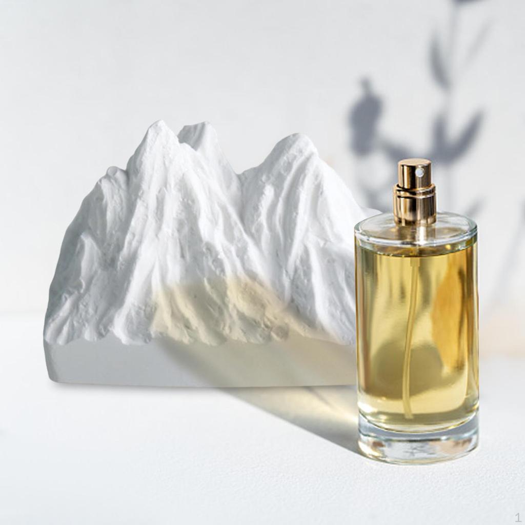 Ornament Snow Mountain Statue Collection Plaster Photo Props Artwork Figurine for Bookshelf Desktop