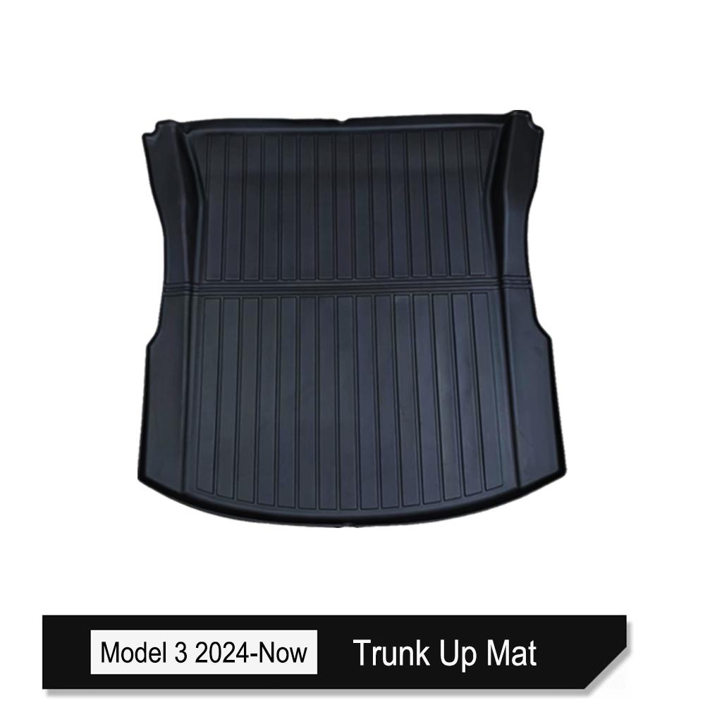 For Tesla Model 3 2026 2025 2025 Front Rear Trunk Mat Back Seat Backrest Protective Pads Cargo Liner Anti Dirty Mat Accessories