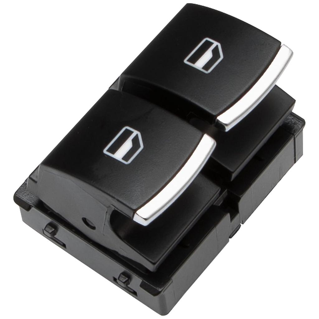 2 Door Front Left Master Window Switch Fits Golf MK5 MK6 GTI Passat B6 | for OE 5K3959857 5K3959857A 5K3959857B Also fits Eos Rabbit models Restores
