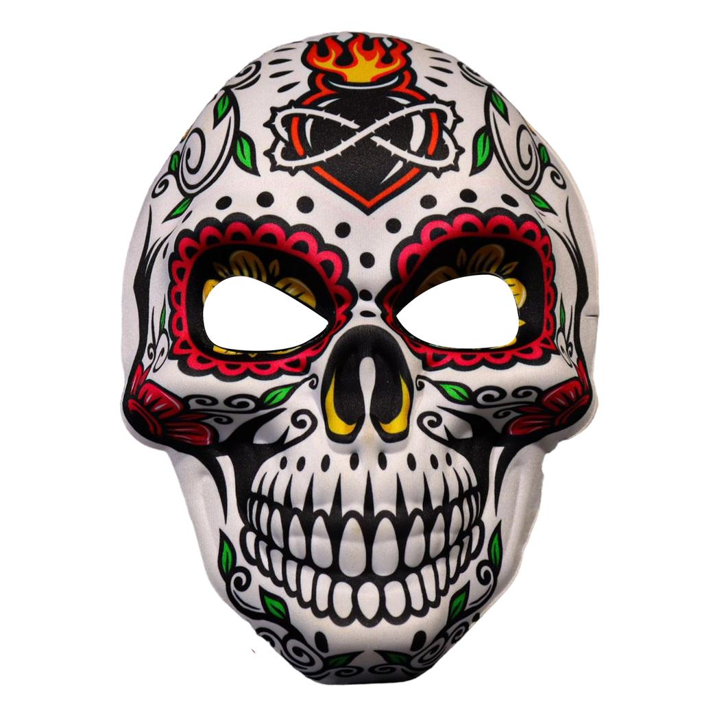 Friendly EVA Plastic Skull Face Mask Comfortable Cosplay Face Cover Ergonomic For Themed Parties Stage Performances