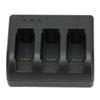 Camera Battery Charger Triple Slot Battery Charging Station for AHDBT‑501 601 701 Camera Battery