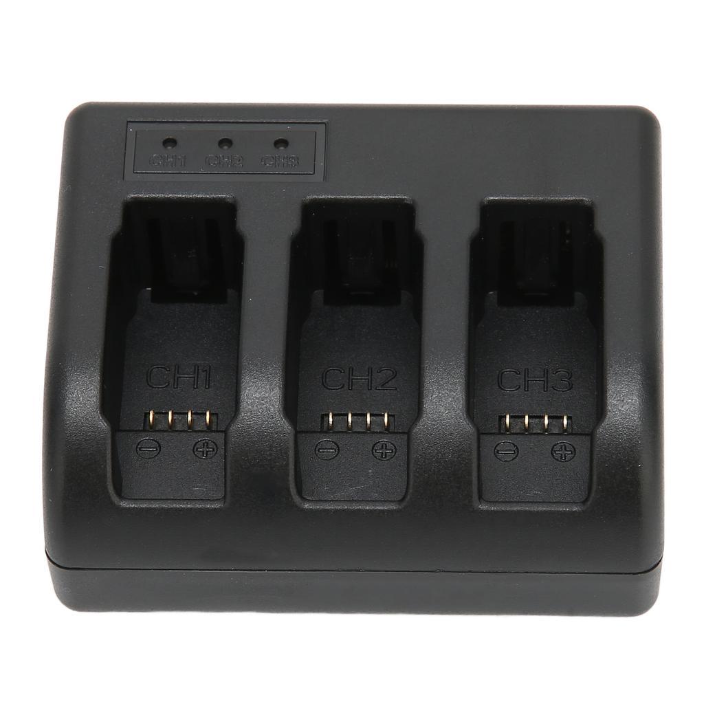 Camera Battery Charger Triple Slot Battery Charging Station for AHDBT‑501 601 701 Camera Battery