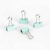 30pcs Pink Paper Clip 25mm Foldback Metal Binder Clips Green Grip Clamps Office School Stationery Clip Paper Document Clips