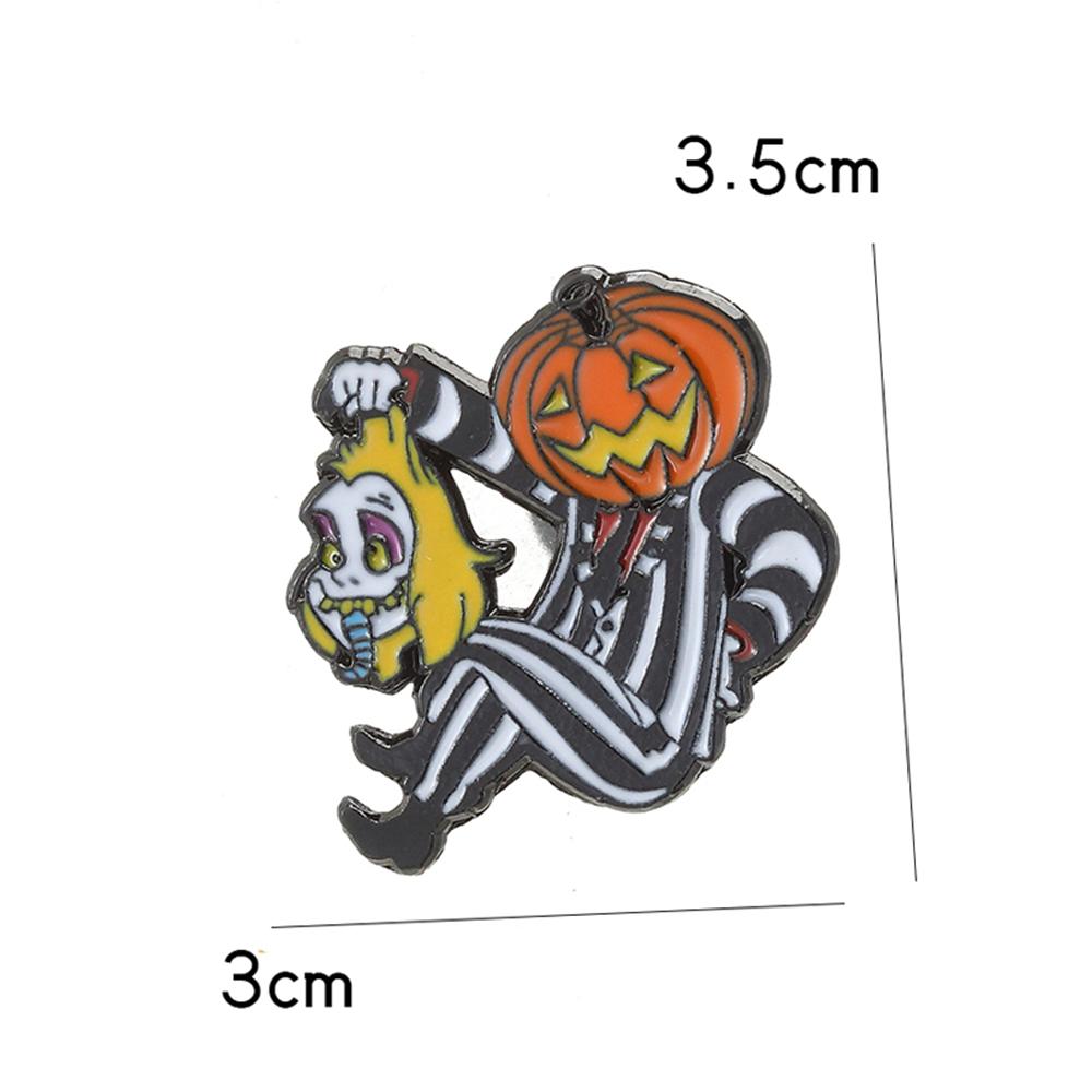 New Halloween Horror Movie Pins for backpacks Lapel Enamel Pins and Brooch for Women Bags Badge Jewelry Accessories Friend Gifts
