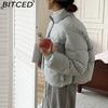 BITCED Autumn Women's Urban Casual Puffer Coat Cotton Jacket Fashionable Elegant Outerwear
