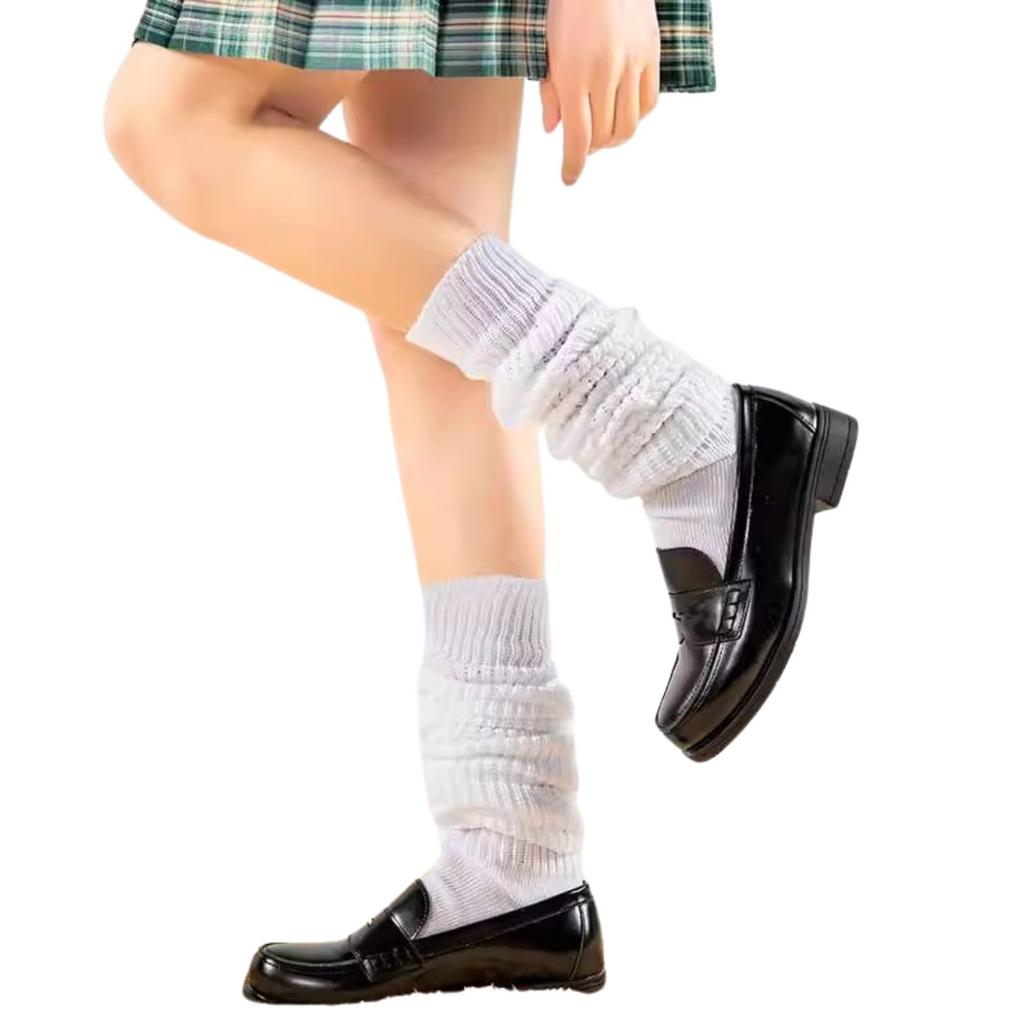 SwimStar Super Loose School Sizes and Perfect for Halloween High School and Costumes Size Socks, 60cm, 100cm, 80cm, 120cm, Uniforms, Girls, (White,
