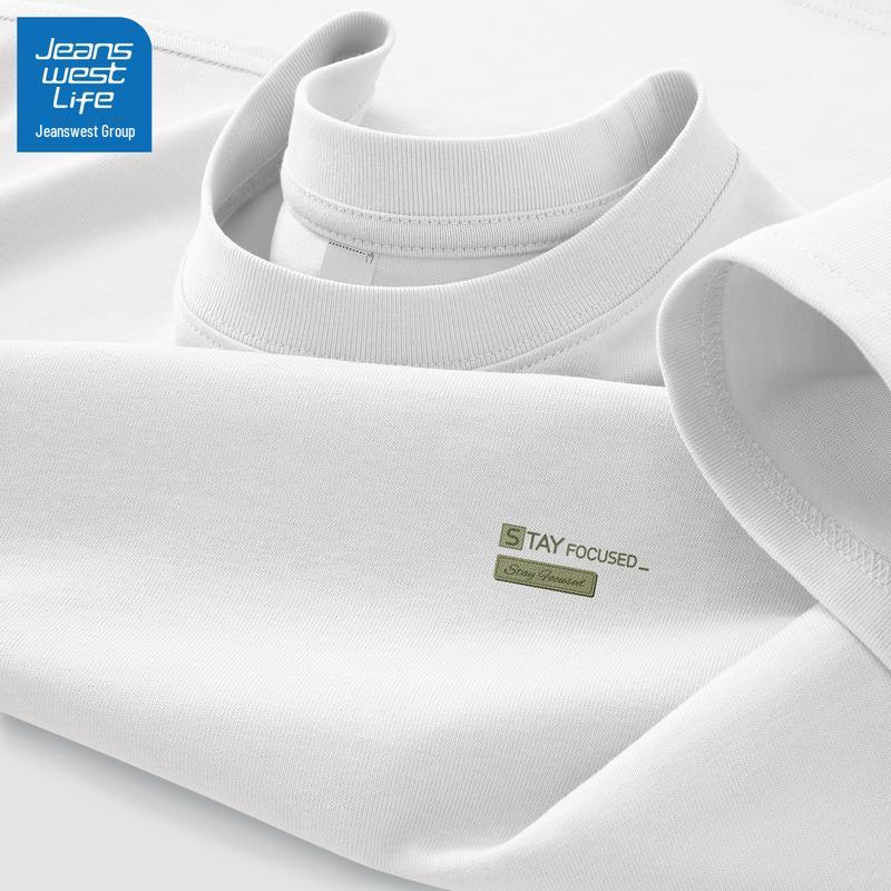 JEANSWEST LIFE Men s 2025 Heavyweight Cotton T-Shirt 3XL