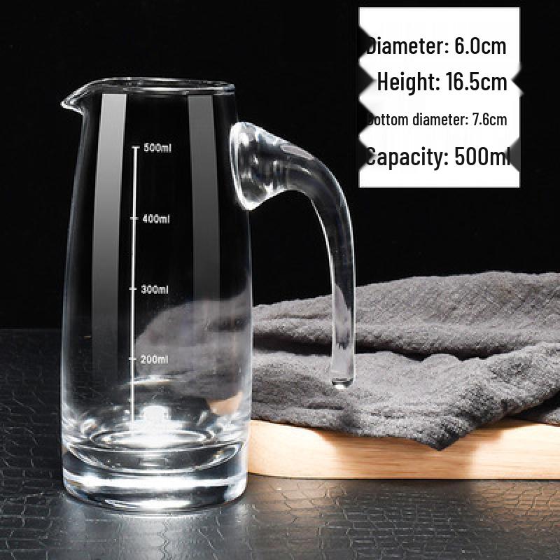 Household Graduated Glass Wine Decanter & Measuring Jug