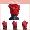 Scary Heart Shaped Latex Mask For Halloween Cosplay And Role Play Events