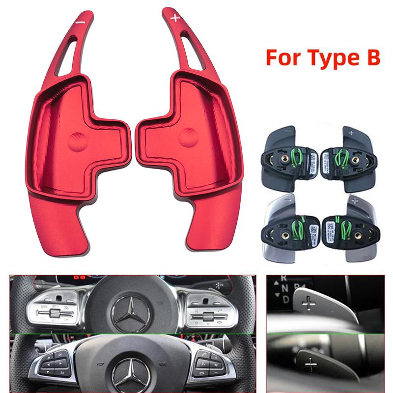 for Mercedes-Benz A Class W177 Sedan V177 B C E Class W205 W246 W213 GLA Car Steering Wheel Paddle Shifter Gear Shift Extension