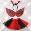 Bee Costume Set Cute with Tutu and Wings Lightweight for Photo Shoots