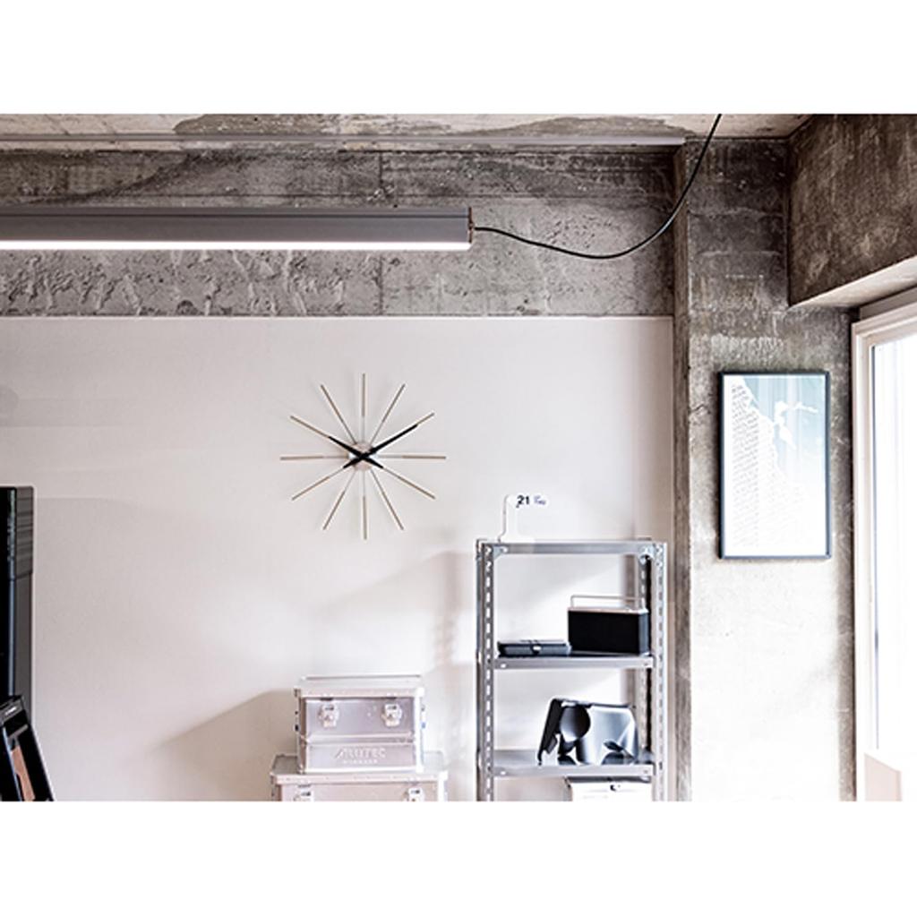 El Commune Radiant Sunray Wall Clock, Gold x Aluminum, NXT-J011