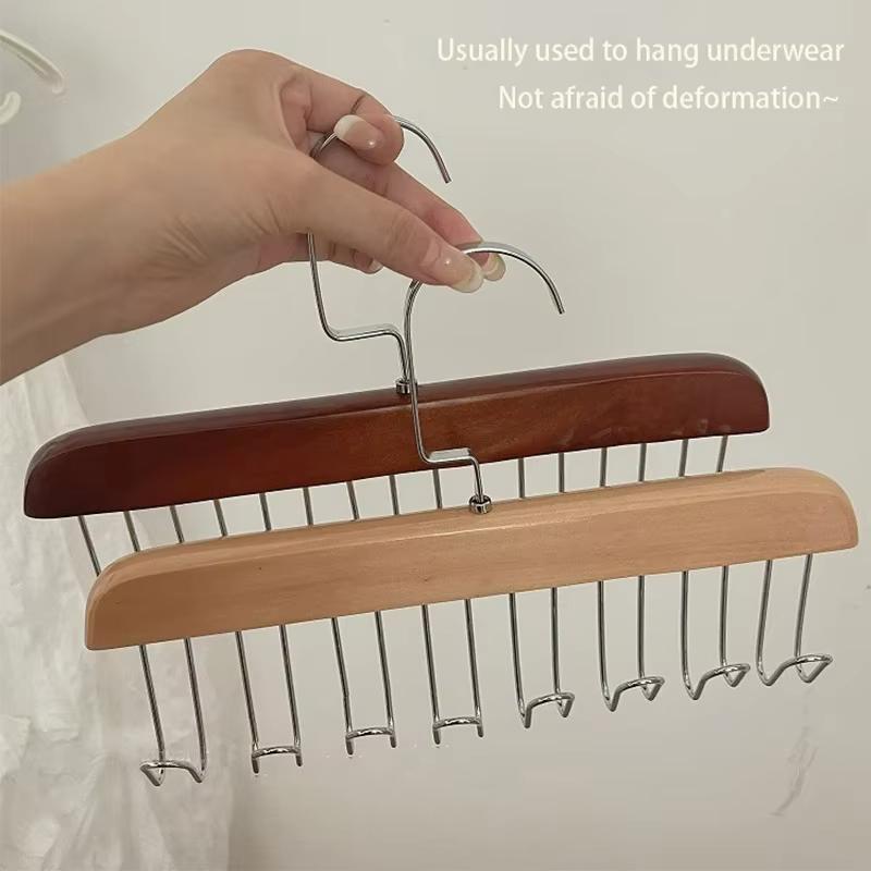 5Pcs Household Multi-function Hook Drying Socks Hangers Women Storage Bra Hanger with 8 Hooks Multifunctional Belt Hanger
