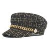 Women Yacht Captain Sailor Hat Woollen Newsboy Cabbie Baker Boy Peaked Beret Cap