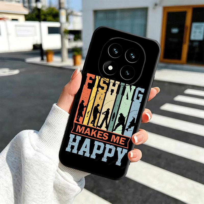 Hunting Fishing Man Soft Phone Case for Xiaomi Redmi Note 12 13 14 15 Pro Plus 11 12S 11S 11T 10 4G Black Cover Back Shell