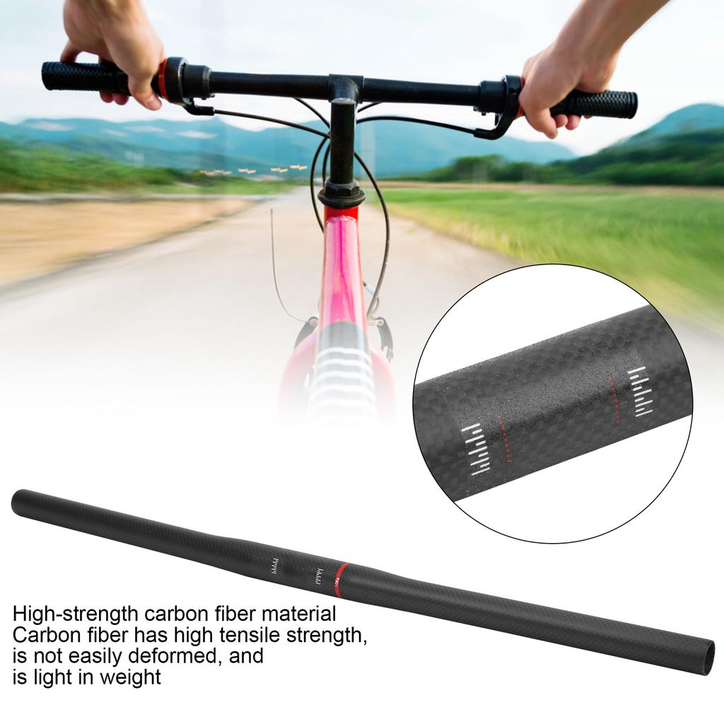 Carbon   Folding Bike Straight Handlebar 25.4x580MM Bike Cycling Accessory