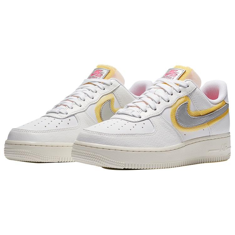 (WMNS) Nike Air Force 1 '07 LX 'White Metallic Silver Gold' Dam CZ8104-100