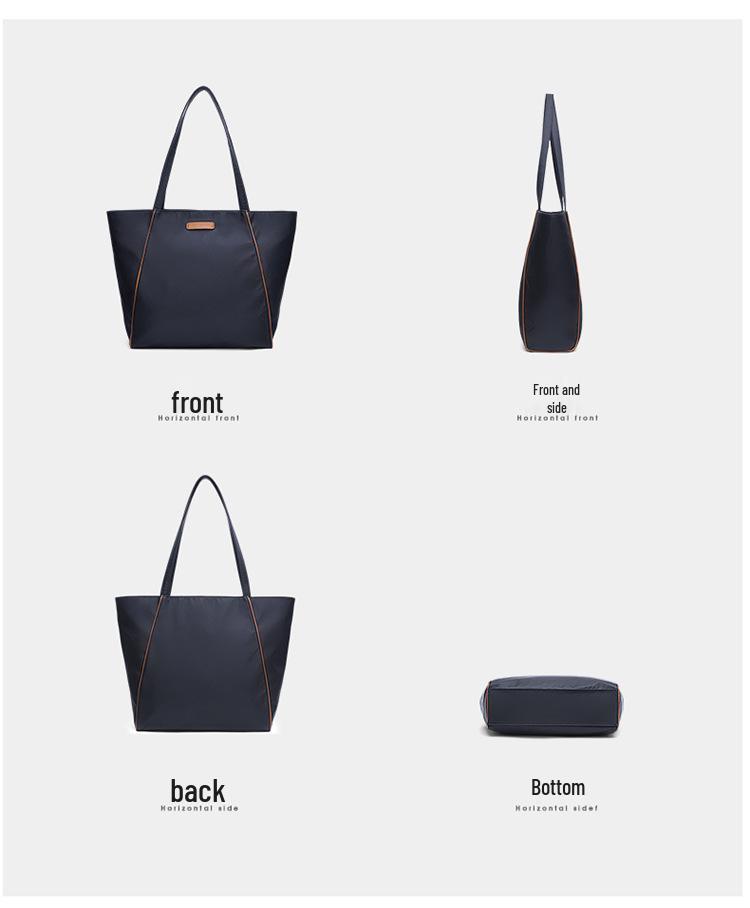 Women's Large Capacity Canvas Tote Bag - 2025 High-End Oxford Cloth Underarm Shoulder Handbag