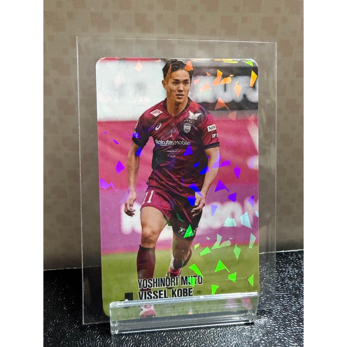 Used J League Chips Yoshiki Muto Vissel Kobe Kira Card Parallel