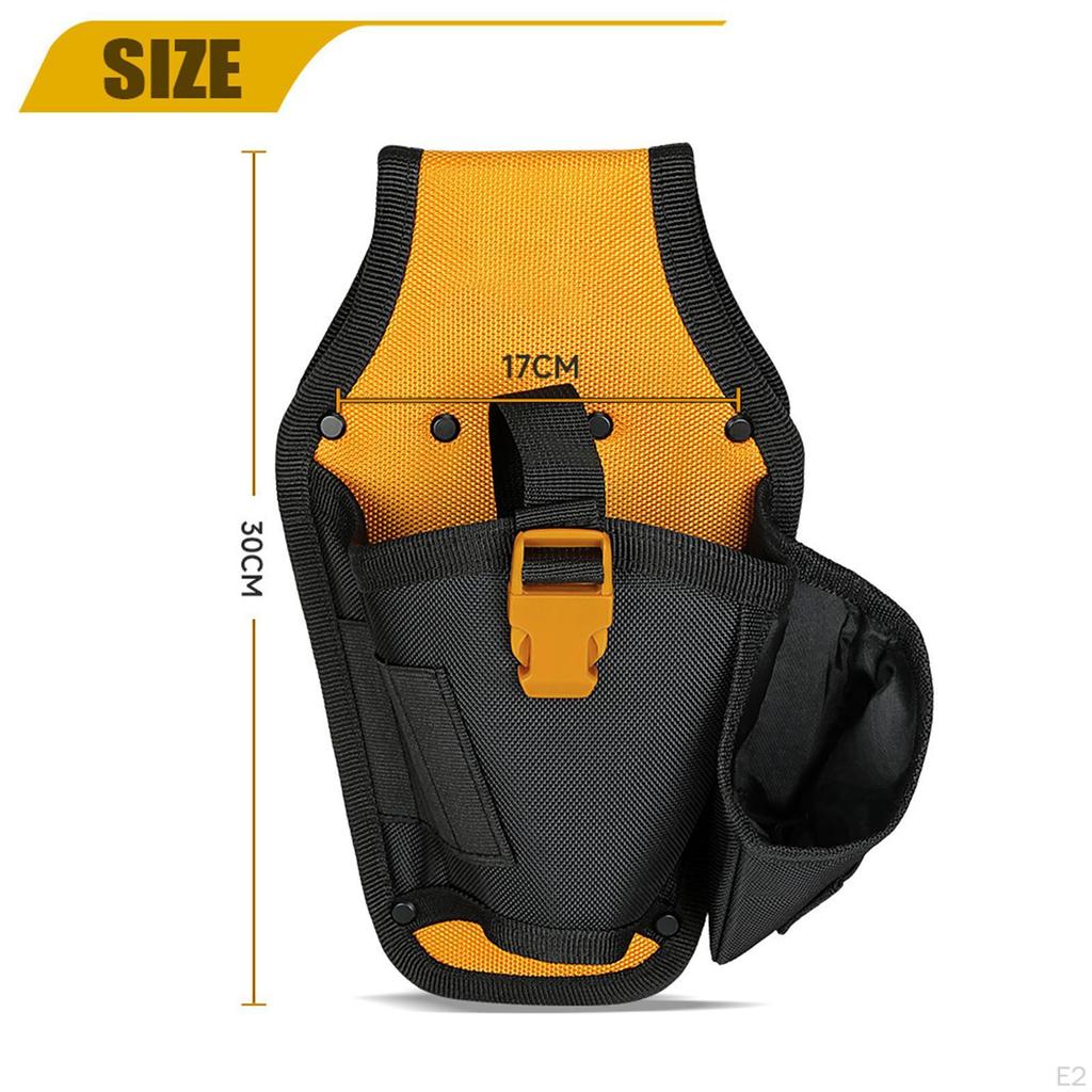 Drill Pouch Waist Tool Bag Multipurpose Pack Heavy Duty Belt Holder for