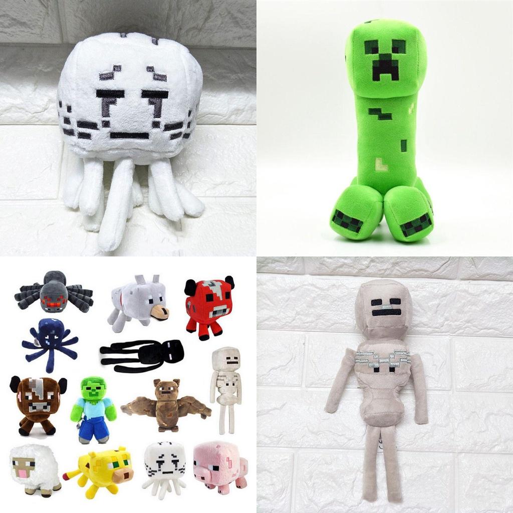 Adorable Minecraft Plush Toys Soft And Cuddly Creeper Enderman Wolf Stuffed Gift For Kids