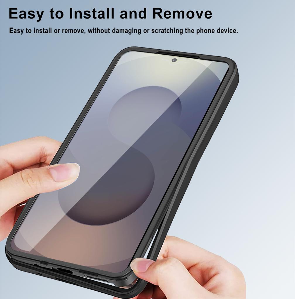 360 Full PTE Protection Screen Clear Magnetic Case For Samsung Galaxy S26 S25 Edge S24 S23 S22 Ultra PLUS FE A07 A56 A36 A26 A16