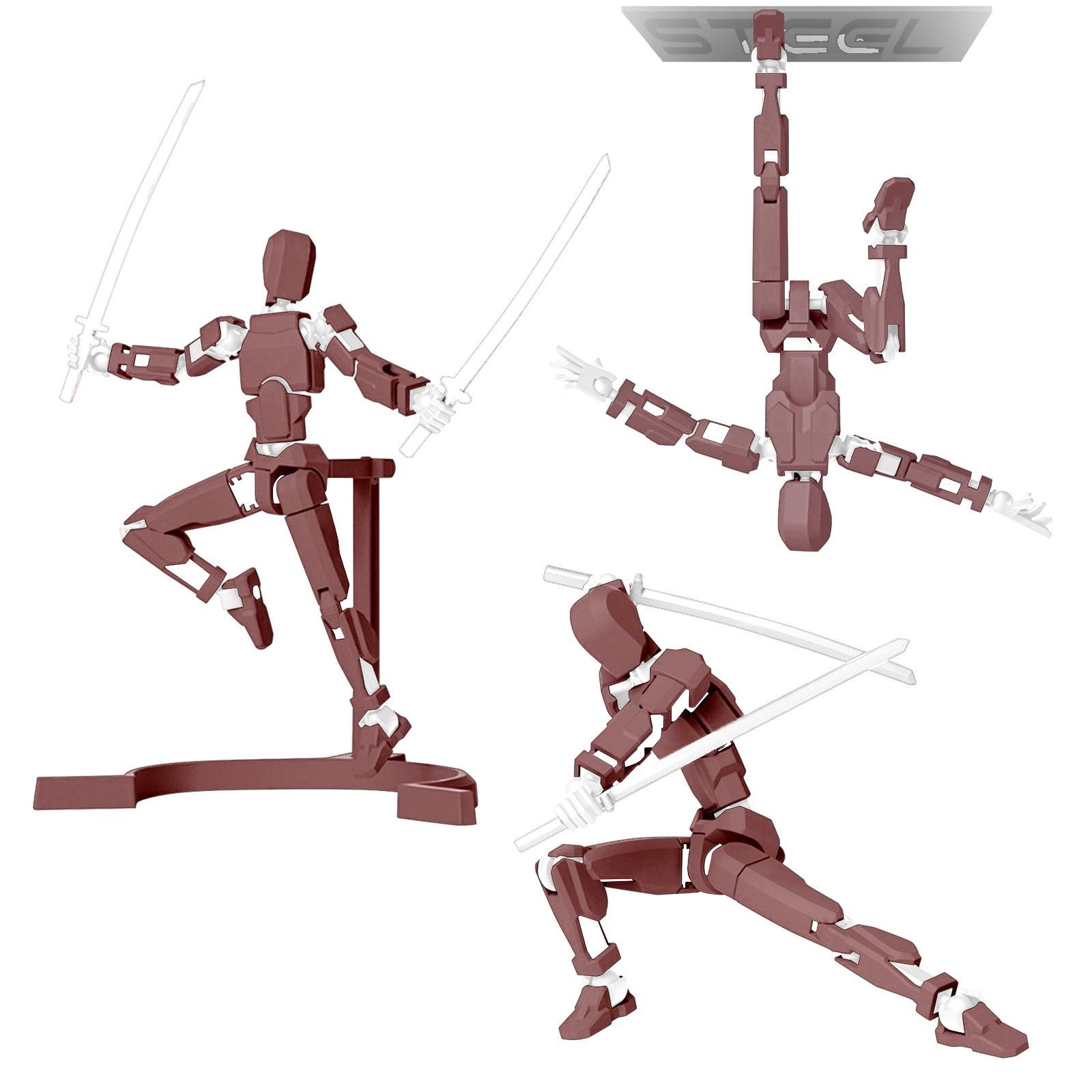 

Магнитная кукла с 13 шарнирами, подвижная кукла, игрушка, манекен 4-го поколения, самодельная кукла, уменьшающаяся полностью One Size