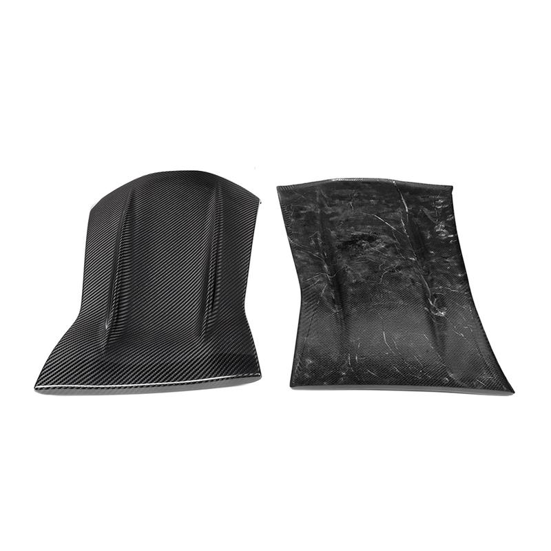 Real Dry Carbon Fiber Sticky Seat Backrest Cover for Benz C Class C63 Sedan A Class AMG CLA Class AMG GLA Class AMG 2014-2019