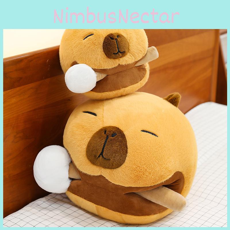 Plush Capybara Toy With Pp Cotton Filling For Kids And Home Decor