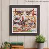 Pintoo plastic jigsaw puzzle Sushi no clicks into place 900-piece [Keyto_Cat Restaurant] (45x45cm) - Adult-level, challenging, fragments, [H3875]