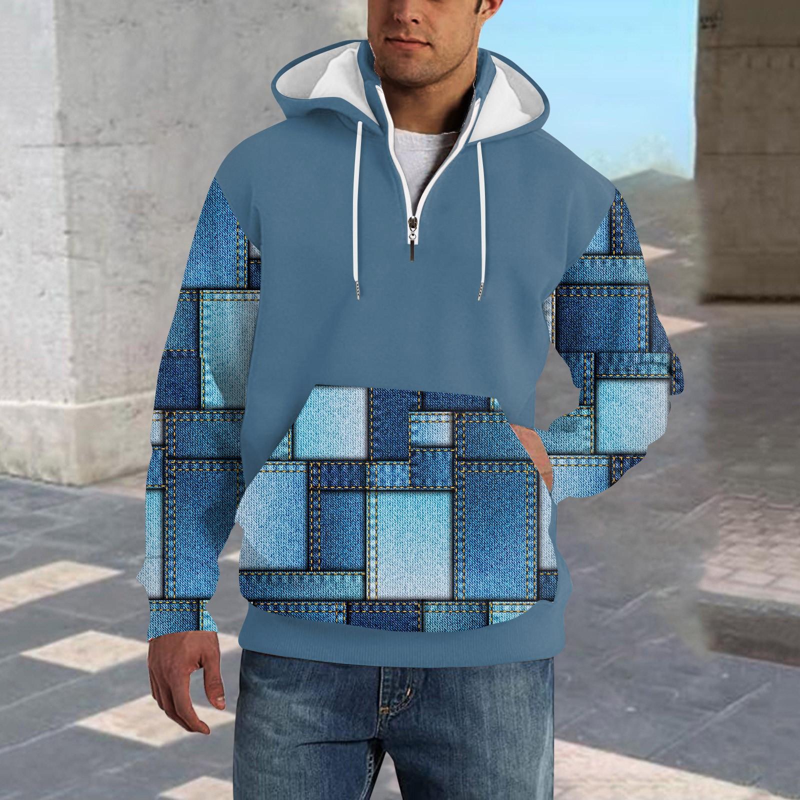 

Весенняя и мужская толстовка с воротником-стойкой — это повседневные свитера для активного отдыха, топы XL